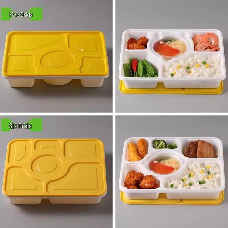 Miaojiayi Disposable 7-Compartment Lunch Box