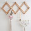 Cotton Weave Wall Pocket Wall Hanging Basket, Apartment Decorative Basket for Flower Display Plant and Home Organization
