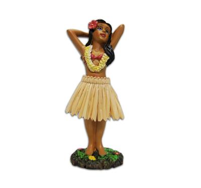 KC Hawaii YUJECT Hula-Mädchen Posing-Puppe 4,4 Zoll (11,176 cm)