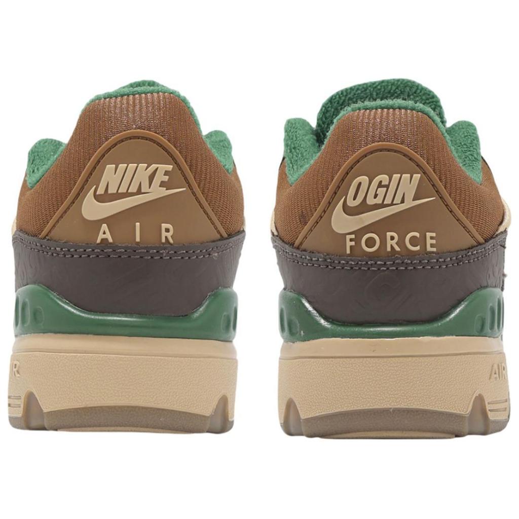 Nike Nigo X Air Force 3 Low OGIN - Baroque Brown Fir Otsumo Plaza Japan Exclusive Men Sneakers Hemp Pecan HQ7533-201