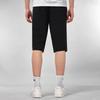 Li-Ning Solid Color Mid-Rise Comfortable Versatile Breathable Three-Quarter Casual Pants Men Bottoms Black AKQU429-1