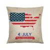 18 IN Independence Day Pillow Memorial Day Patriotic Pillowcase Decoration Independence Day Decorative Pillow