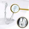 Charms Chain 925 Security Double Cubic Zirconia Beads Crystal