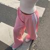 European and American Cross-border Women's Clothing Sports and Leisure Trousers Women's Knitted Pull-up Loose Wide-leg Sweatpants