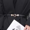 Modern And Stylish Womens Wide Adjustable Waist Belt For Dress Accents In Various Colors