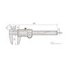 Mitutoyo Digital Caliper ABS Digimatic Caliper CD-20APX