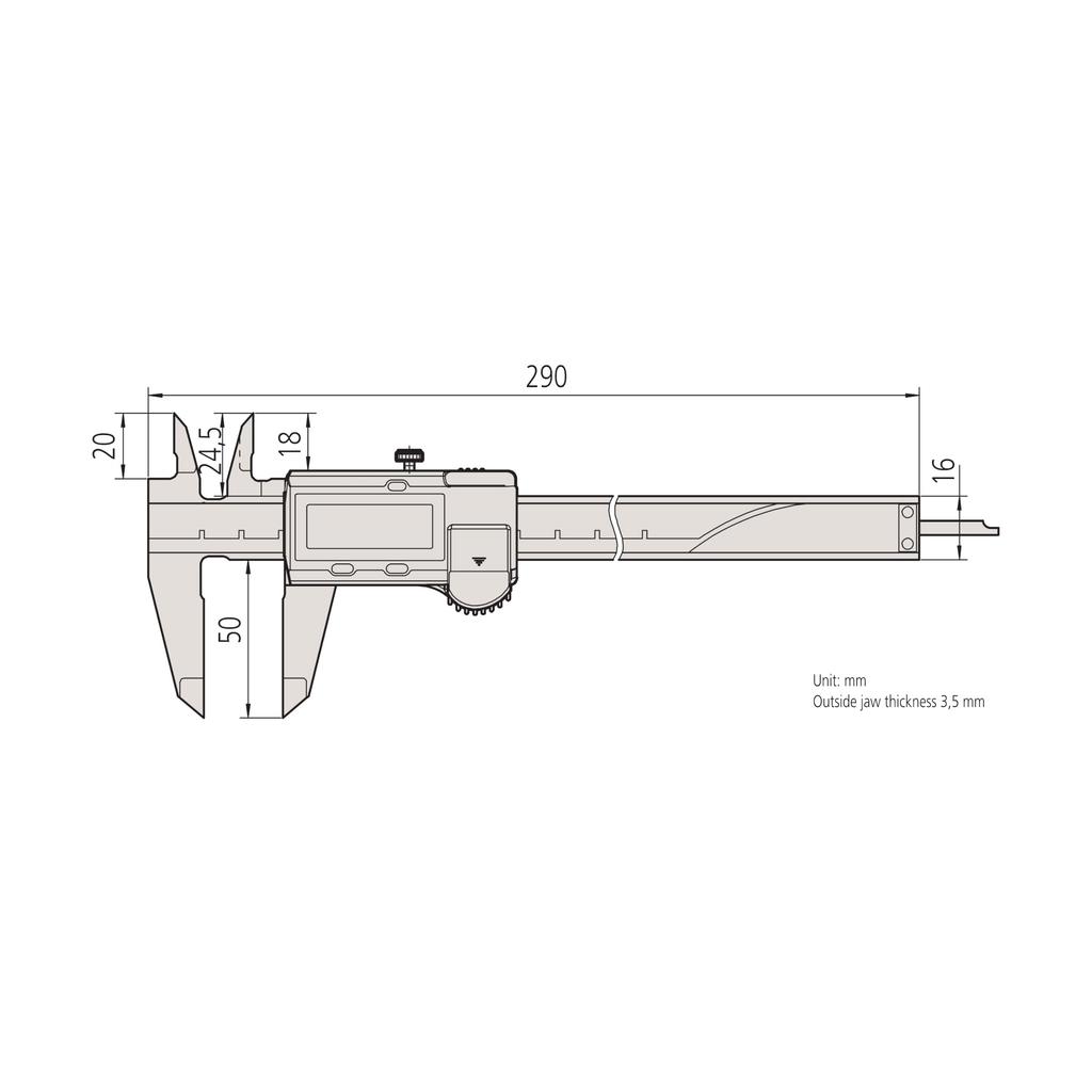 Mitutoyo Digital Caliper ABS Digimatic Caliper CD-20APX