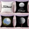 Golf Sports T-Titleists Cushion Cover Plush Fabric Soft Double-Sided Printed Invisible Zipper Sofa Pillow Case Home Decor