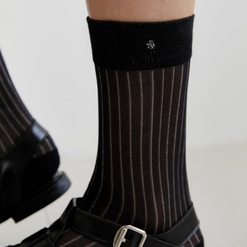 Tatiana Glitter See-Through Socks SC8088 2 Colors