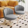 Rolling Stool with 360° Swivel Casters - Shoe Change Stool with Low Sitting Design,Comfortable Height, Durable Frame