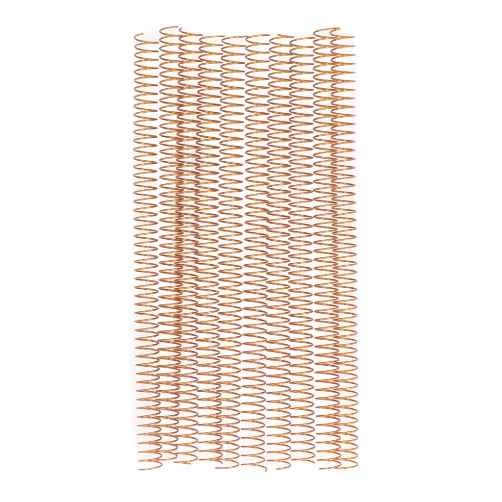 100 PCS Binding Spiral 16mm Diameter 48   4:1 Pitch 140 Sheet Capacity   Spiral Binding Coil