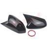 ABS 2x Mirror Cover Car Side Rearview Mirror Cap Cover Shell Sticker Black for Toyota Corolla E210 GR 2018- 2024 2025