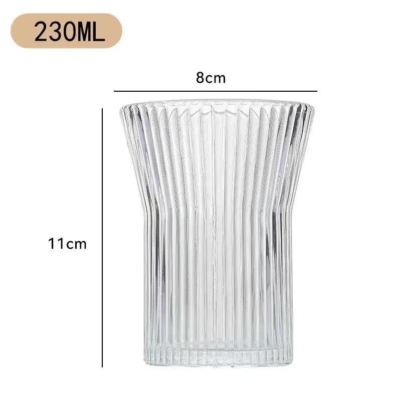 

Japanese Style Glass Coffee Mug Walnut Cup Sleeve Cup Glasses Coffeeware Tea Mugs Beer Mug Wine Glasses Coffee Mugs 230ML