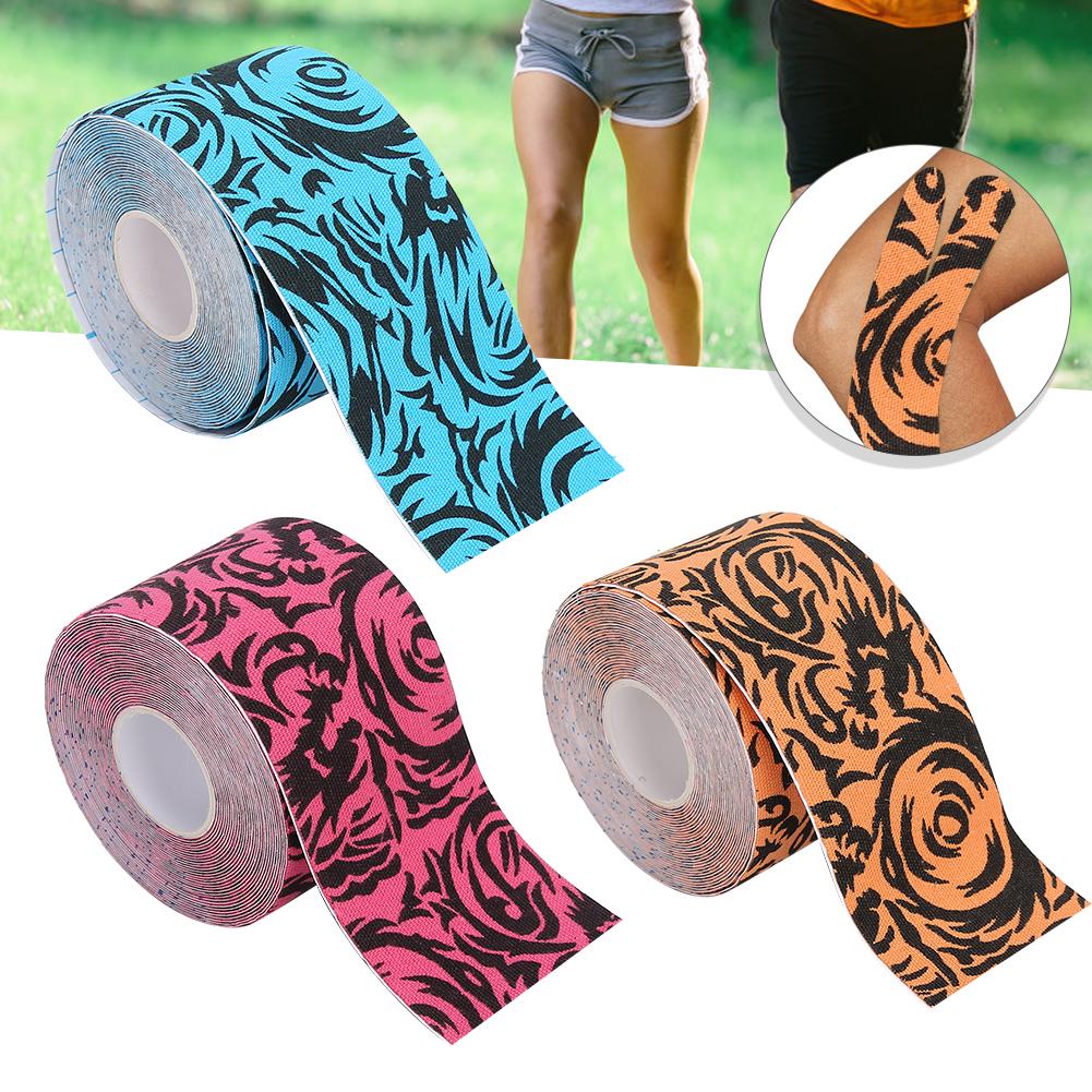 Camouflage Waterproof Soft Sports Bandage Breathable Pain Relief Protection Muscle Tape