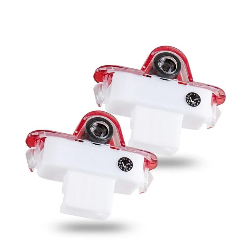 Car Sticker 2025 Hot 2Pcs LED Car Decor Door 3D Ghost Shadow Projector Courtesy Lights logo For Skoda Octavia A5 1Z 2 MK2 2001 -
