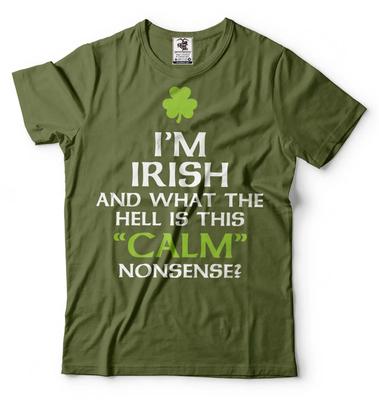 I'M Irish Funny Tee St. Patricks Day Funny Saying Shirt Ireland Irish Gifts