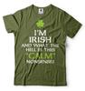 Men's St Patrick's Day I Cant Calm Nonsense Tee T-shirt Saint Paddy's Tee