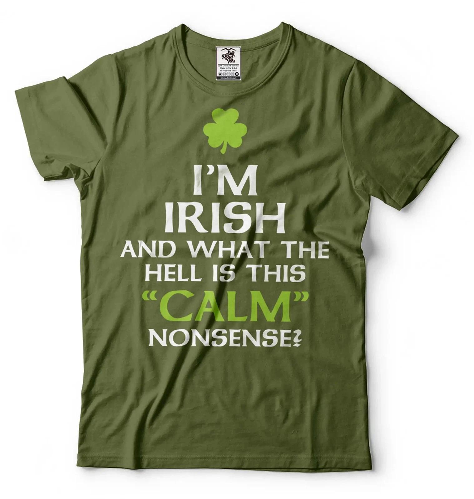 I M Irish Funny Tee St. Patricks Day Funny Saying Shirt Ireland Irish Gifts 2XL