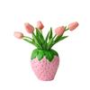 Pot de fleurs en résine Composition florale Vase Fraise Pots de fruits mignons Bureau