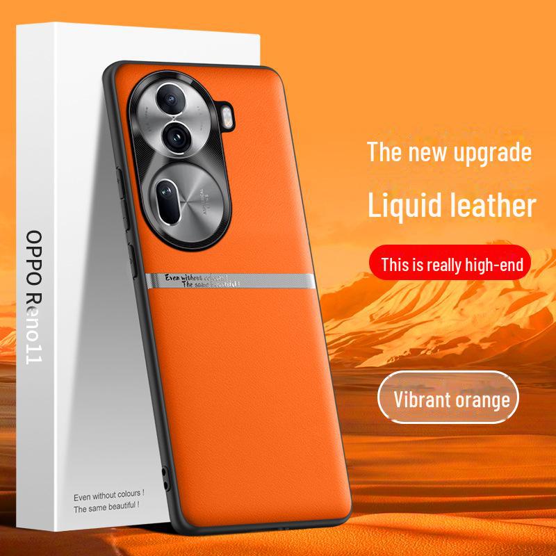 Liquid Leather Case for OPPO Reno11: Durable, Anti-Fall, Anti-Fouling Protective Cover