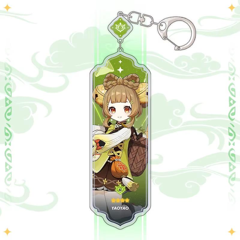 Portachiavi Anime Linnea Flins Durin Mualani Furina Arlecchino Accessori Portachiavi Genshin Impact Ciondolo Carino per Borsa Portachiavi Regalo