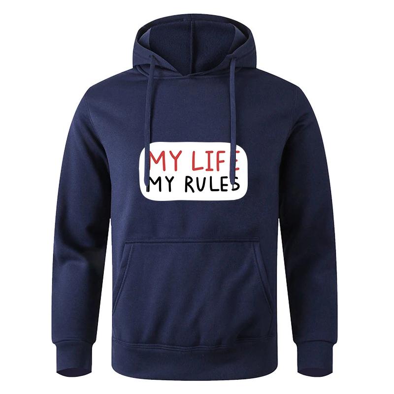 For Male And Women Men's Spring Autumn Casual Solid Color Oversize Black Sweatshirt Hoodie Pullover