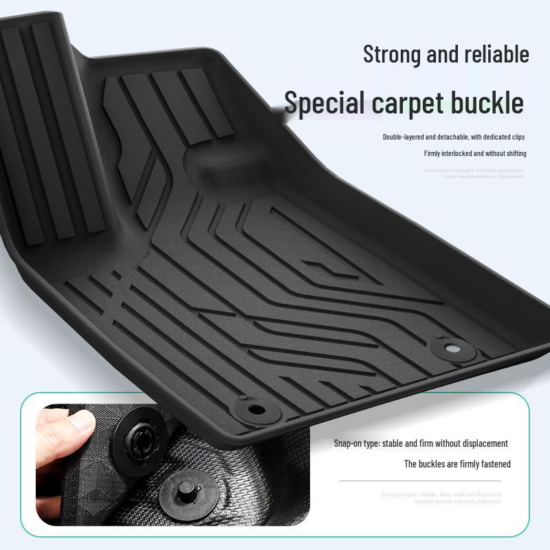 Durable, Waterproof TPE Floor and Trunk Mats for 25 MG MG4 Models