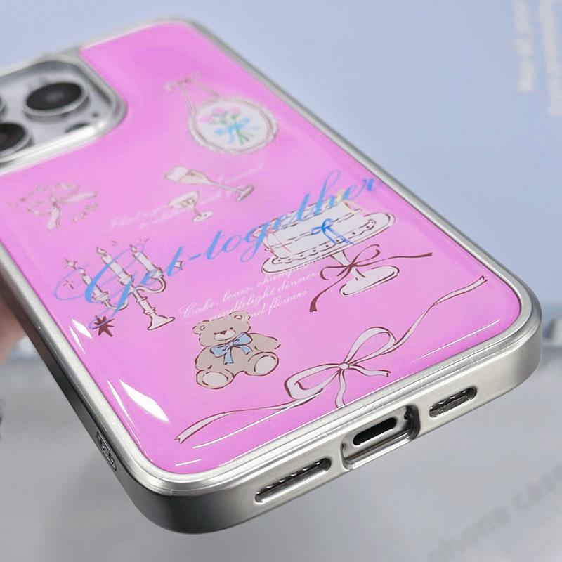 Zhitai Silver Edge Case for iPhone 15/16, Apple 14 Pro Max, and Huawei Mate60