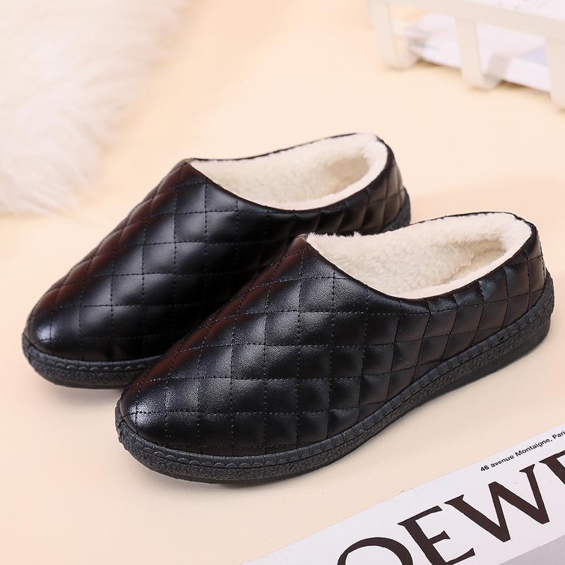 Neue Winter Damen warme Hausschuhe wasserdichte Plüsch Hausschuhe