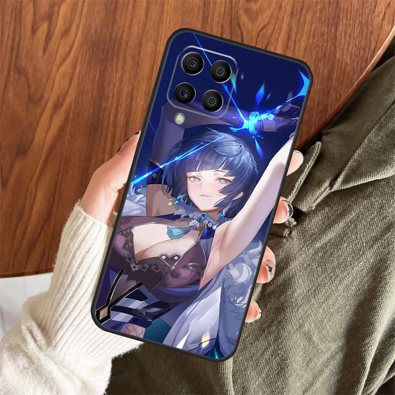 Yelan Genshin Impact Case For Samsung Galaxy M13 M33 M53 M11 M21 M31 M51 M12 M22 M32 M52 M20 M31s M14 M54 Cover
