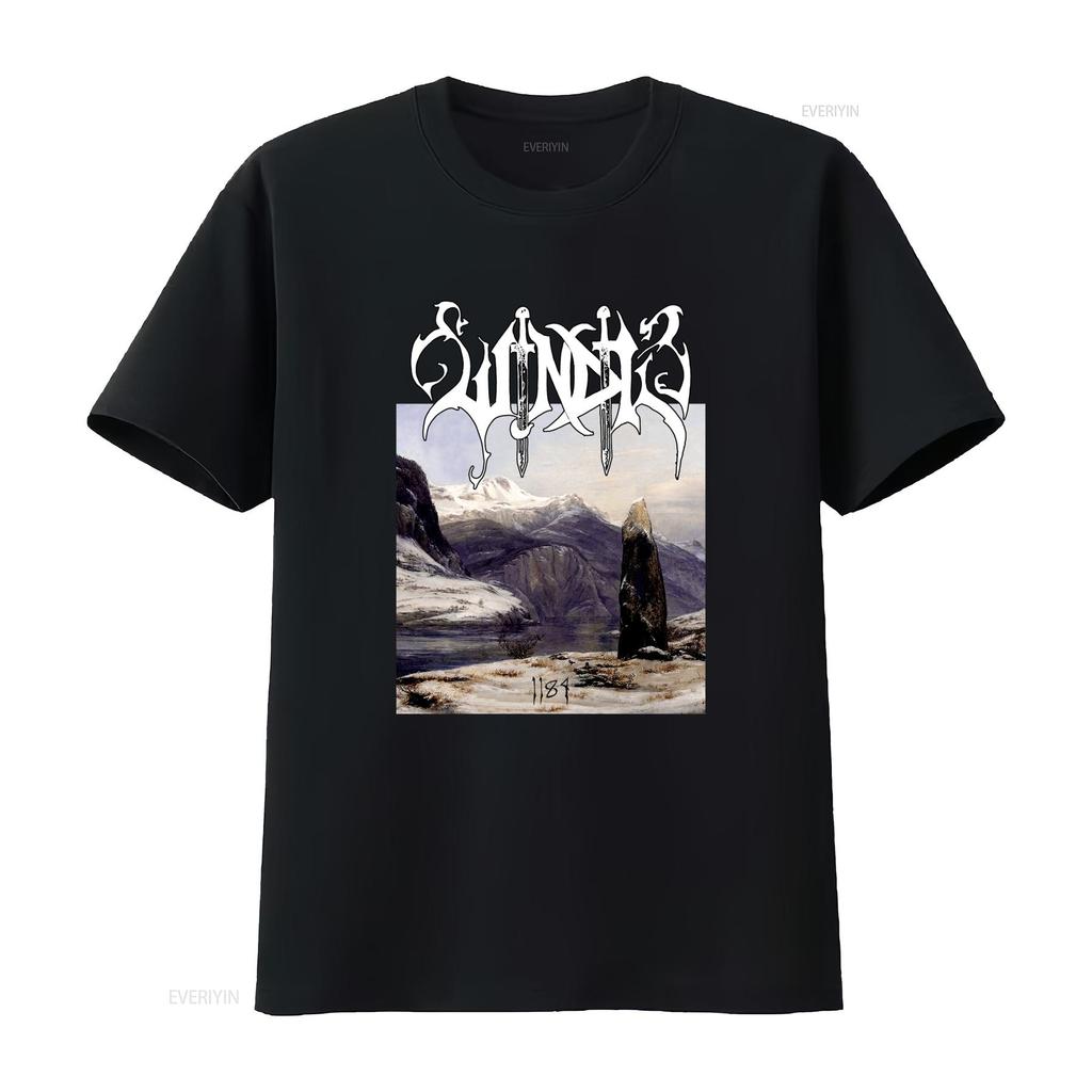 Limited Edition Windir 1184 Album Band Metal T Shirt Black Sizes S 5xl Long Or S Vintage Washed Comfortable Homme Stylish
