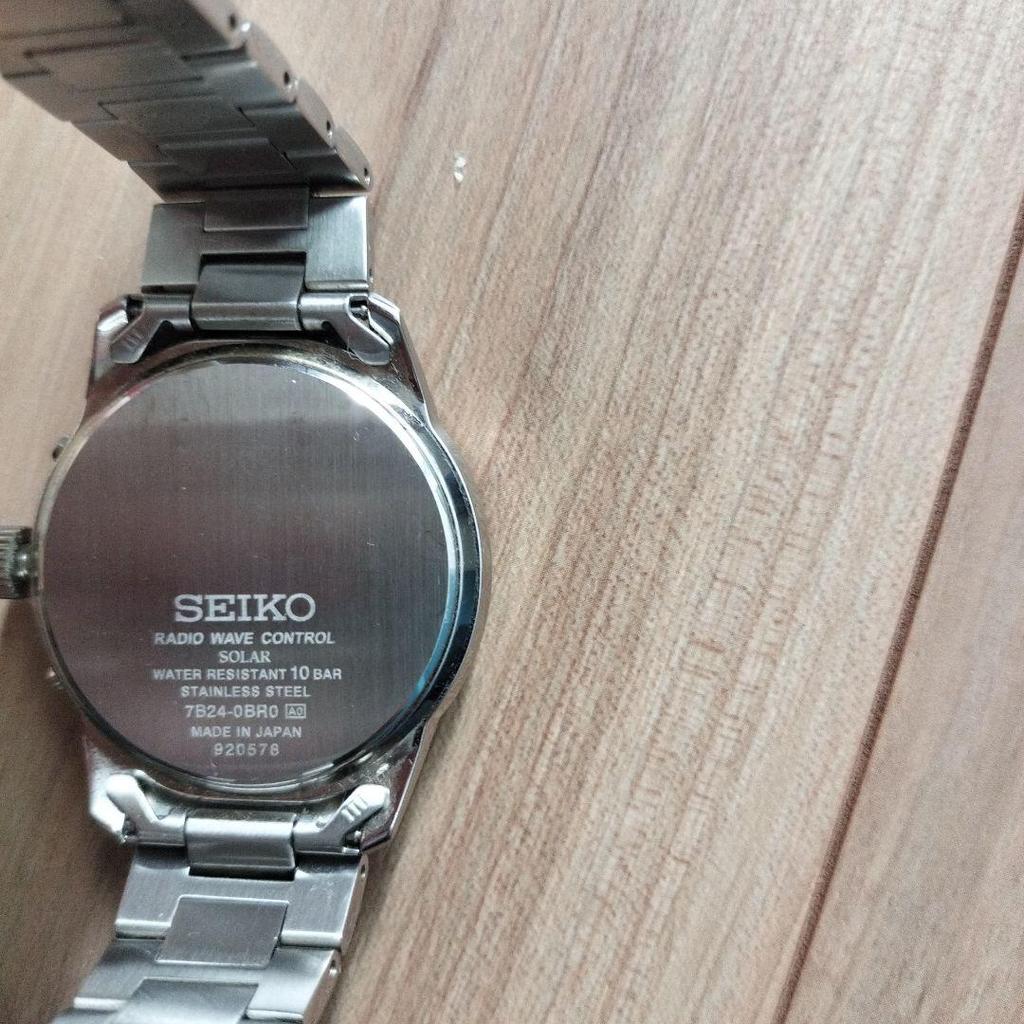 [USED] SEIKO sbtm257 7b24 0br0 solar radio wave