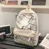 Schoolbag backpack men's simple and versatile high-value pain bag junior high school high school college student schoolbag large-capacity computer 