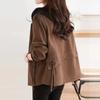 Women's Comfortable and Chic Women's Hooded Windbreaker Loose Fit Casual Outerwear