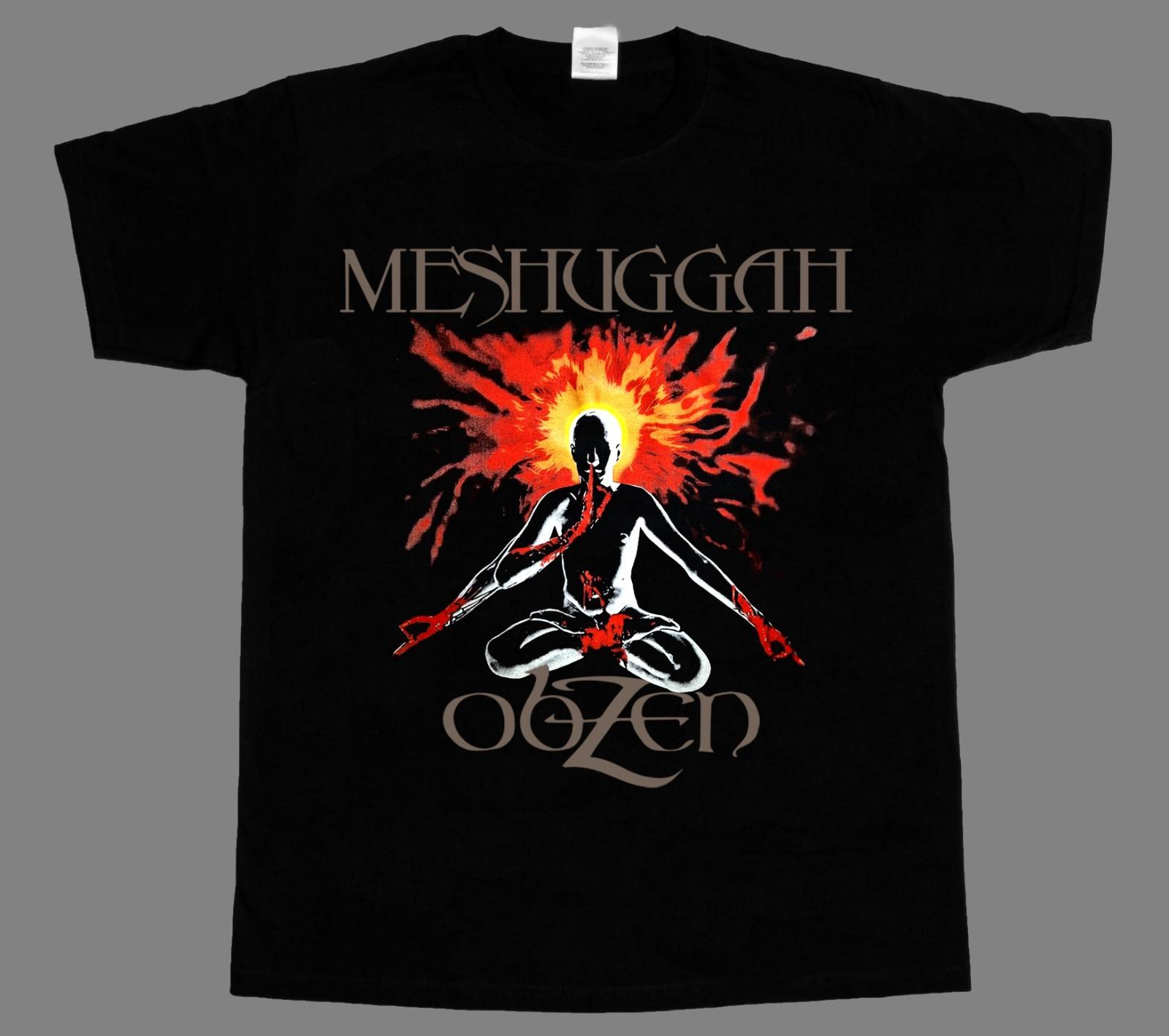 Meshuggah Obzen new black t-shirt 345XL S