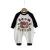 Trendy Little Bear Spring Baby Onesie - Cartoon Boy Romper Crawling Suit