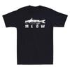 Catfish Meow Funny Catfishing Fishing Fisherman Gift Vintage Men's Black T-shirt