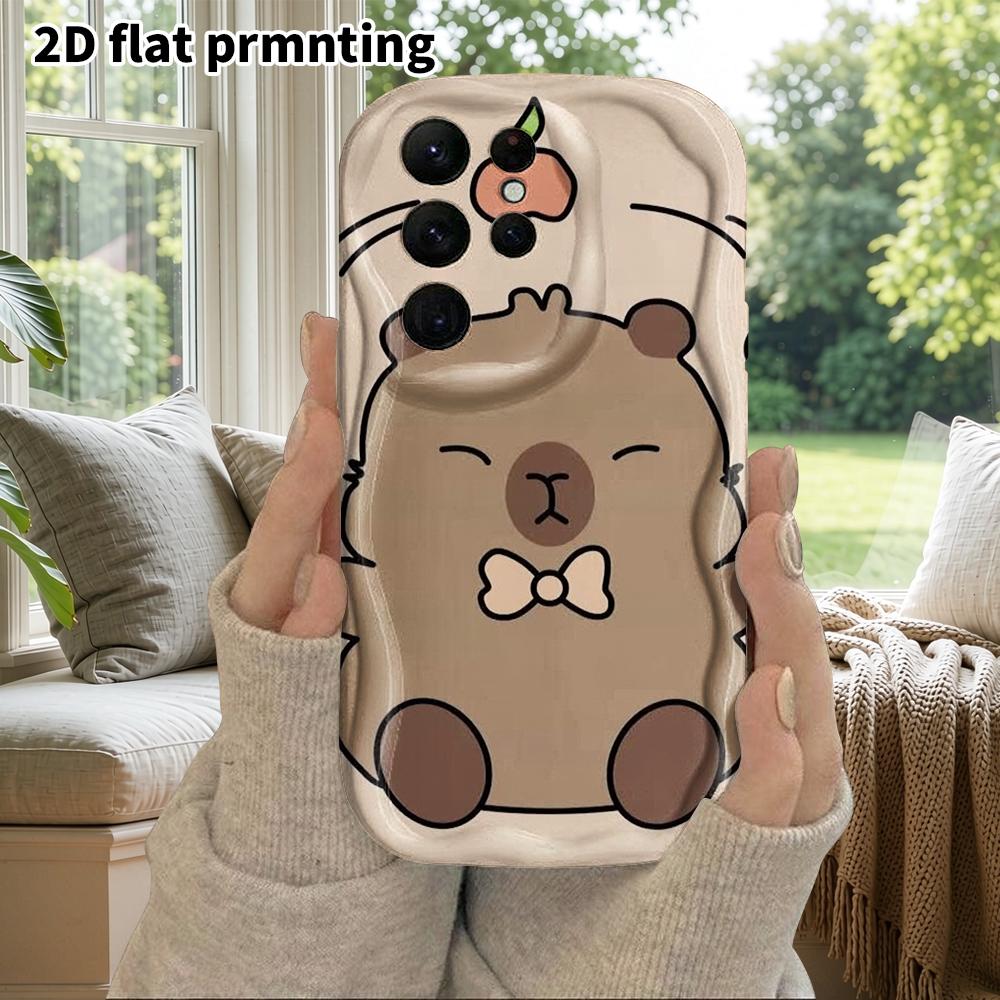 Phone Case: 2D Flat Samsung Galaxy A34 A35 M05 M06 S20 S22 S21 FE Plus 5G Protective Case, Couple Style, Apple Throwing Pattern, Christmas and Hallowe