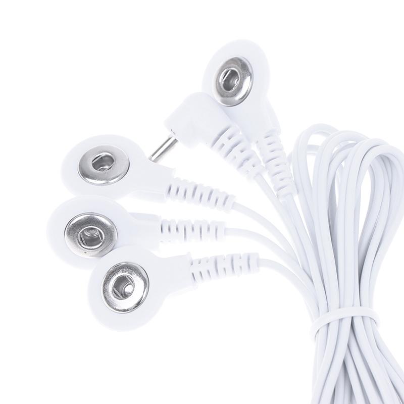 2/4 Way 2.5Mm Plug Wires For Tens Ems Massager Electrical Nerve Muscle Stimulator Electrode Cable Line Wire For Electrode Pads