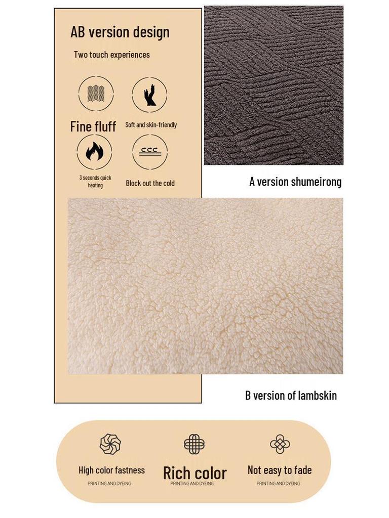 2025 Nouă Plapumă Groasă Dublă din Lână - Lenjerie de Pat Caldă din Catifea Lapte pentru Toamnă/Iarnă