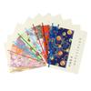 Kawasumi Washi Birthday Yuzen Washi Various 5 Warm 5 Cool Colors Cards, Paper, Patterns, 10-Pack, Colors,