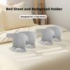 4Pcs Invisible Elastic Bed Sheet Clips Anti-Slip Corner Fastening Bands for Mattress Cover Home Fixing Device