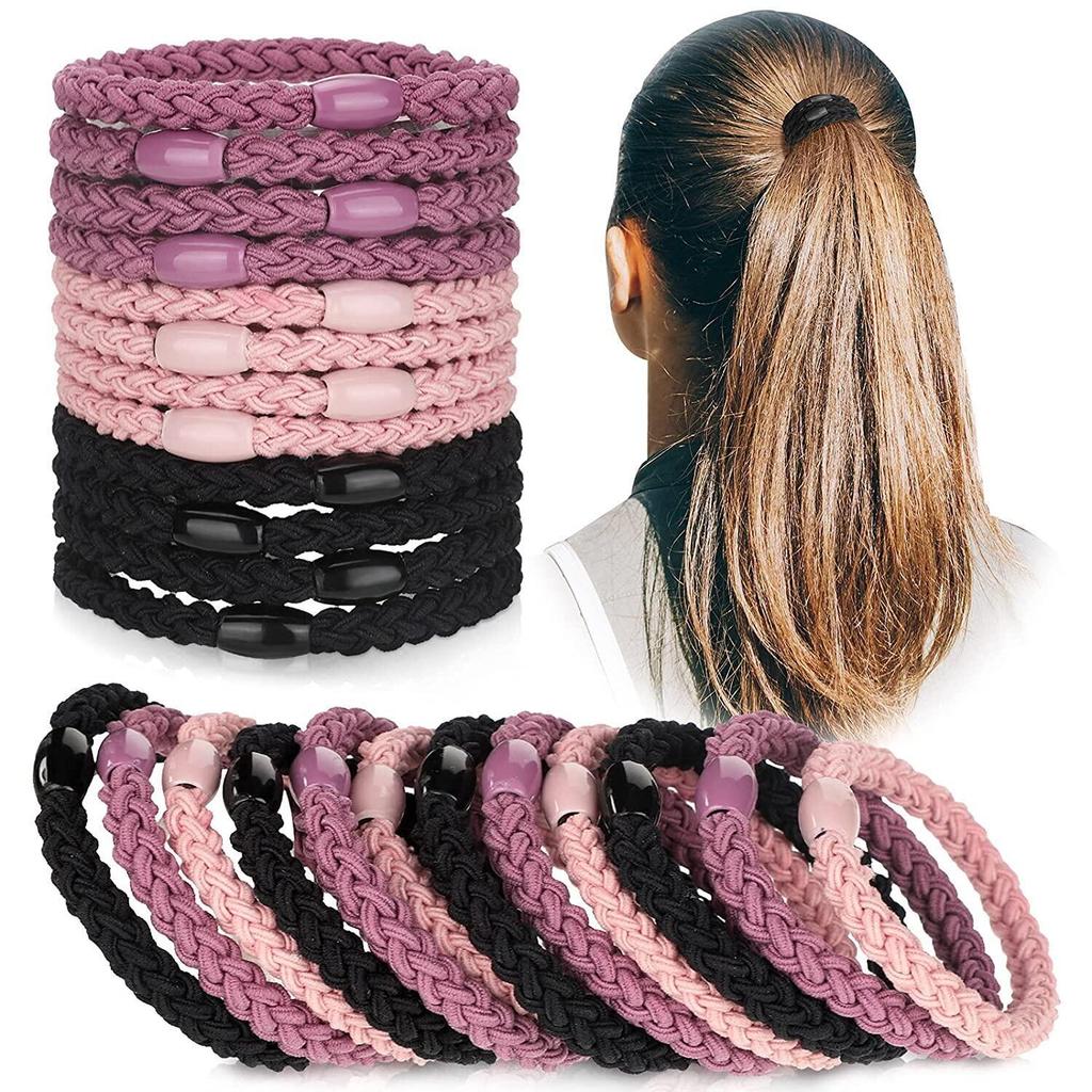 Sada vysoce elastických gumiček do vlasů: Copánkové gumičky a čelenky