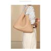 Borsa intrecciata a mano da donna, alla moda, casual, a mano, a tracolla, grande capacità, da ascella