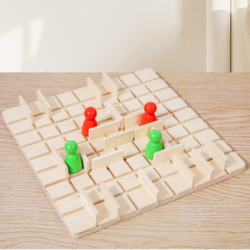 Wooden Step By Step Board Game, Family Strategy Game, Logical Thinking Tabletop Game Chess, Multiplayer Game Toy