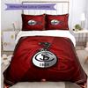SC Freiburg FC Printed 3PCS Bedding Set Breathable Duvet Cover with Pillowcases Decorative Bed Linen for Bedroom Home