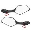 Motorcycle Rear View Mirrors with LED Turn Signal Lights Replacement for NINJA ZX10R 2011‑2015
