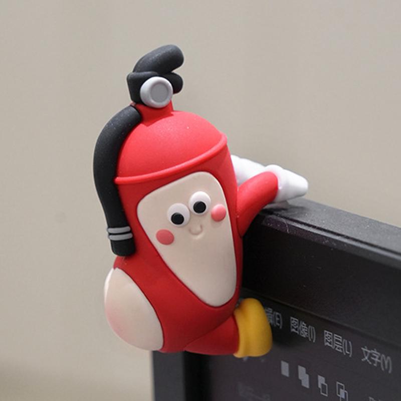 Mr. Extinguisher Mini Party Decoration Creative Central Control Screen Doll Ornaments Funny Resin Office Decor Wholesales 2026