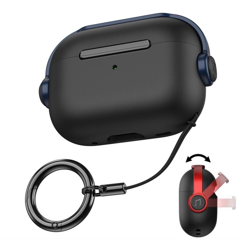 For AirPods Pro 3 Case(2025) New Safety Lock Protective Cover For AirPods Pro 3rd Generation Case Accessories For AirPods Pro 3