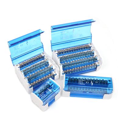 Din Rail Terminal Block UK125A Verteilerkasten UKK 1 Eingang 2 Eingang Mehrere Ausgänge Universaldraht Elektrischer Anschlusskasten